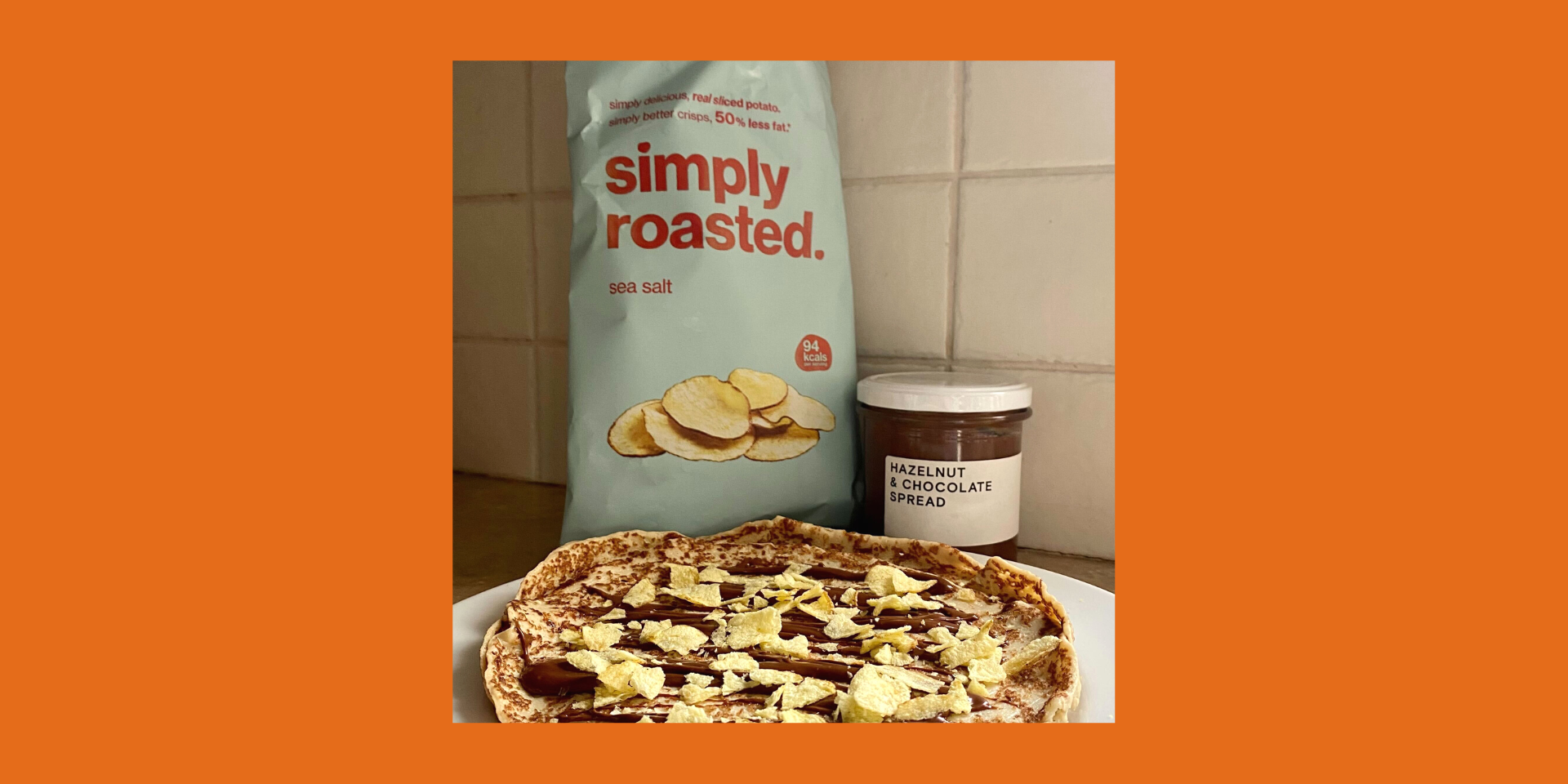 simple recipes by simply roasted - crisps on pancakes
