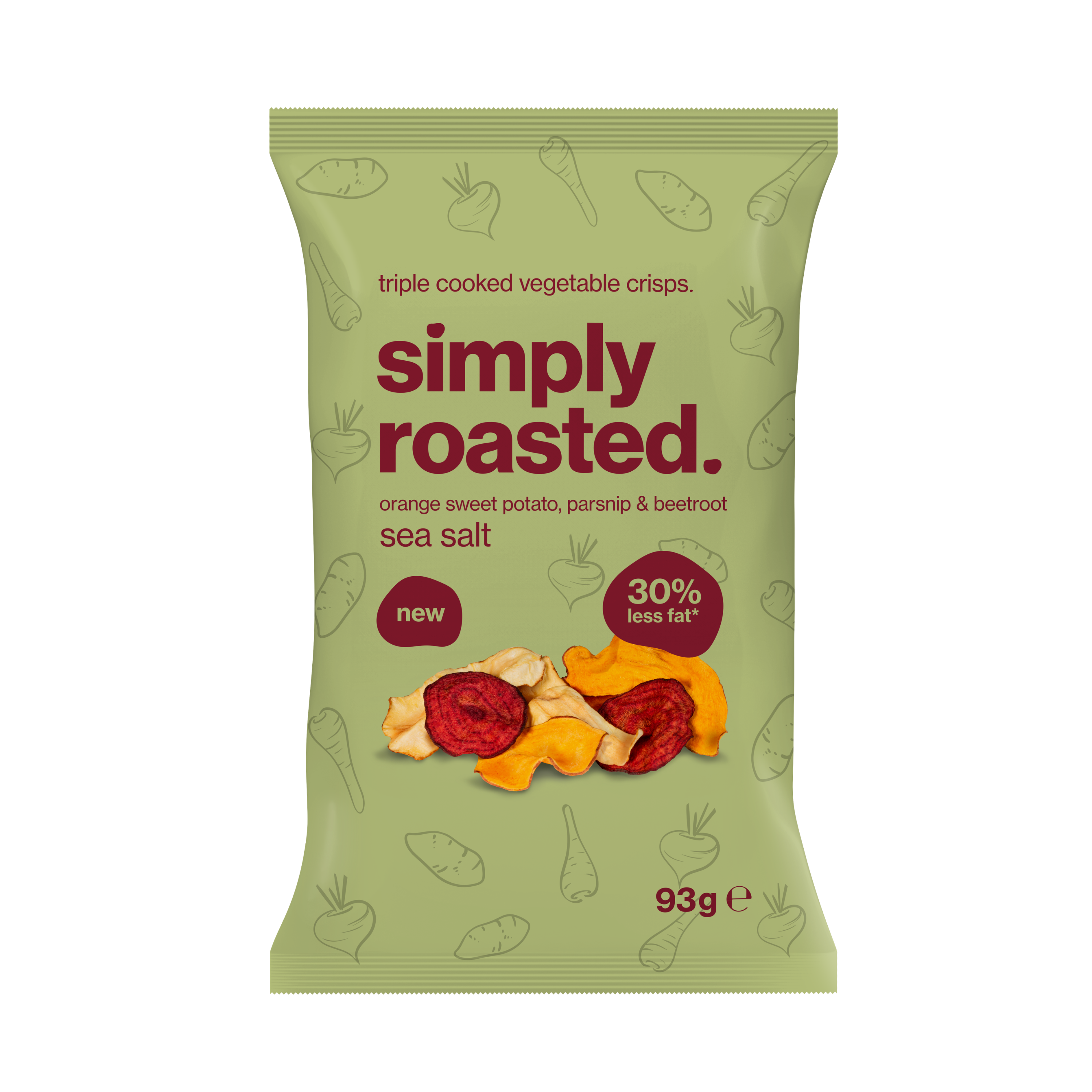 sea salt vegetable crisps