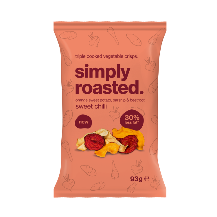 sweet chilli vegetable crisps